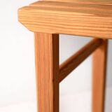 1960s Scandinavian pine slatted stool