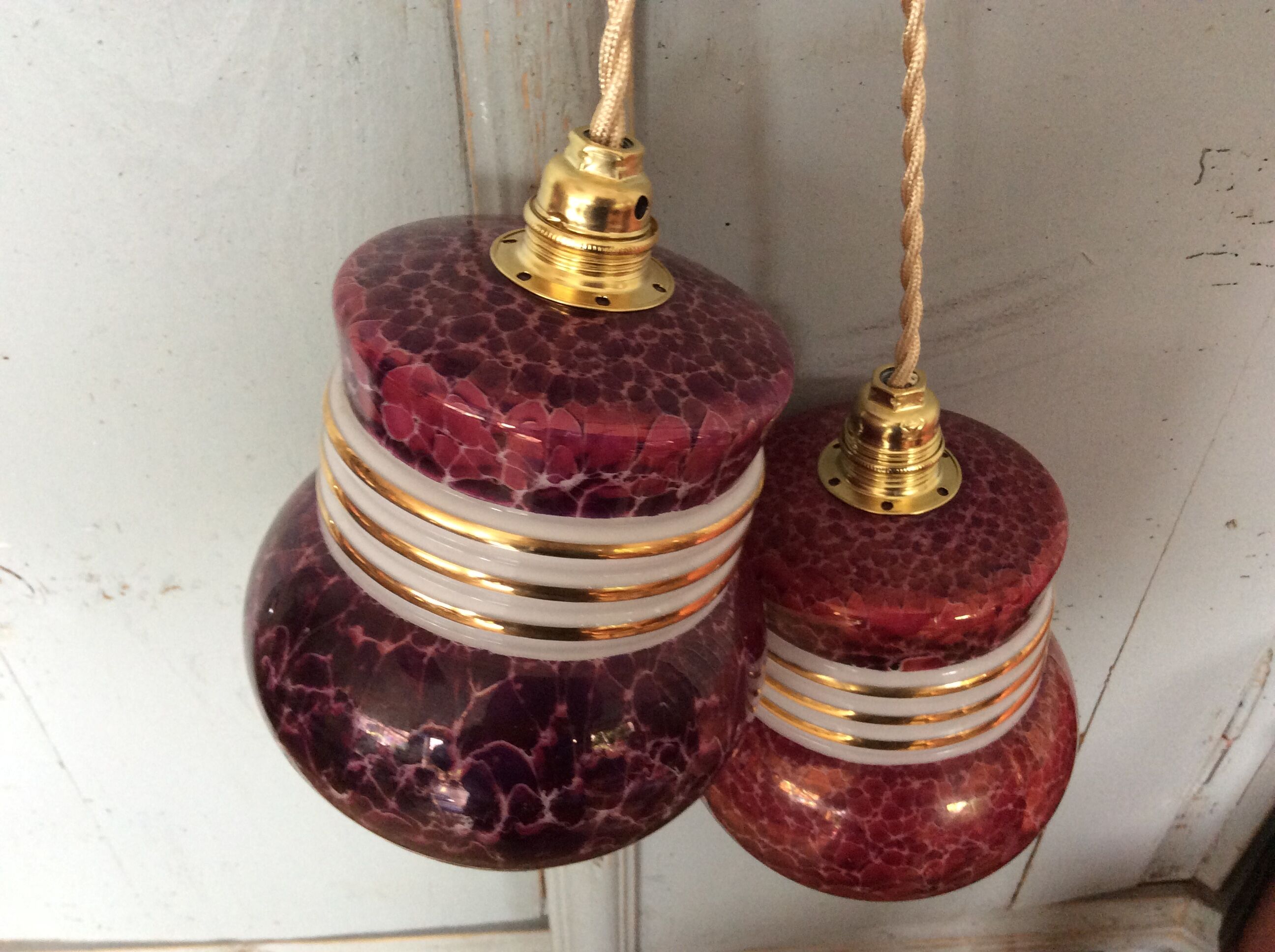 Vintage pendant lamps