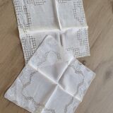 Mouchoirs broderie ajourée