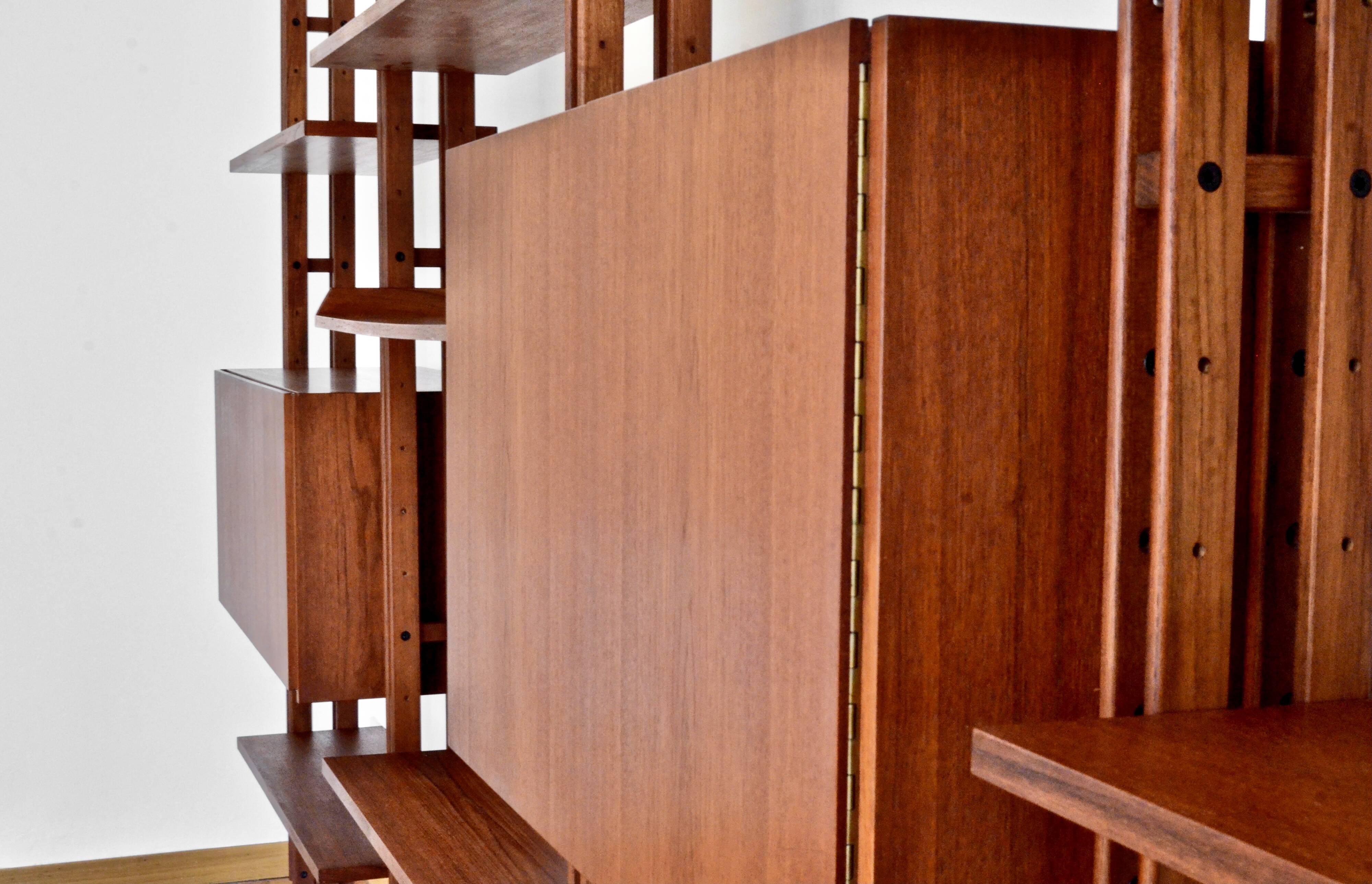 Midcentury Franco Albini For Poggi Italian Floor To Ceiling