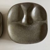 Set of 8 mid-century pottery plates Max Idlas 1960