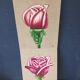 Pair of floral canvas