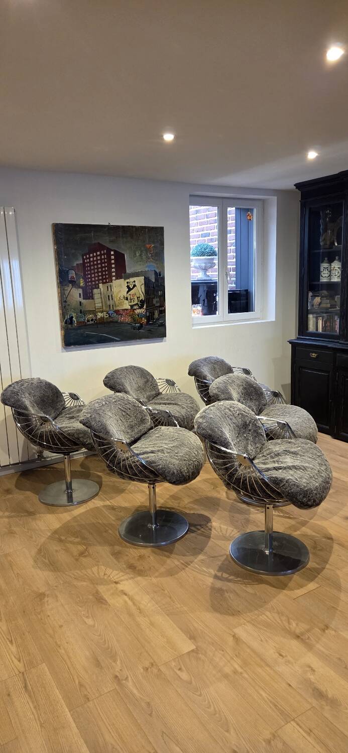 Lot of Atomic chairs by Rudi Verelst.