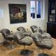 Lot of Atomic chairs by Rudi Verelst.