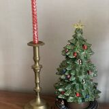 Large brass candle holder