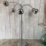 Vintage chrome floor lamp