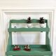 Vintage wall shelf with two shelves