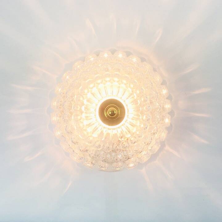 Pair of Mid-Century Bubble Glass Ceiling Lights - H.Tynell for Limburg, 60s