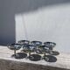 6 large stainless steel bowls 1970