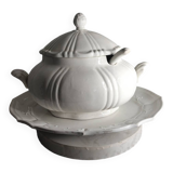 White porcelain soup tureen