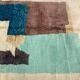 Handmade pure wool Berber rug size 2/3 m