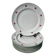 Set of 7 flat plates in porcelain Tables & Colours cherries