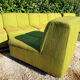 Set of 6 modular vintage Space Age armchairs - Green & Orange