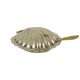 Beurrier coquillage en métal chromé et verre et couteau, Angleterre