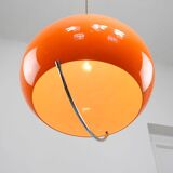 Space Age Orange Jolly Pendant Lamp from Guzzini, 1960s