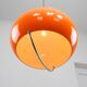 Space Age Orange Jolly Pendant Lamp from Guzzini, 1960s