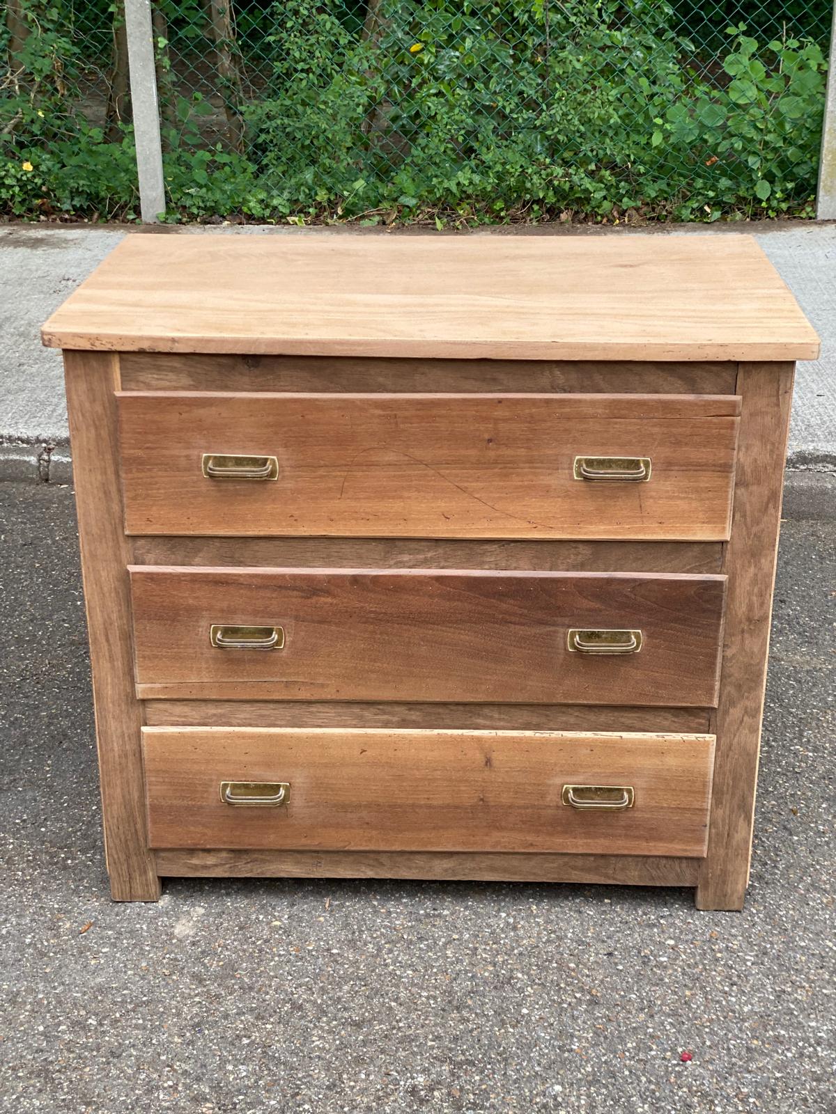 Renovated teak and veneer commode from the 1950s.