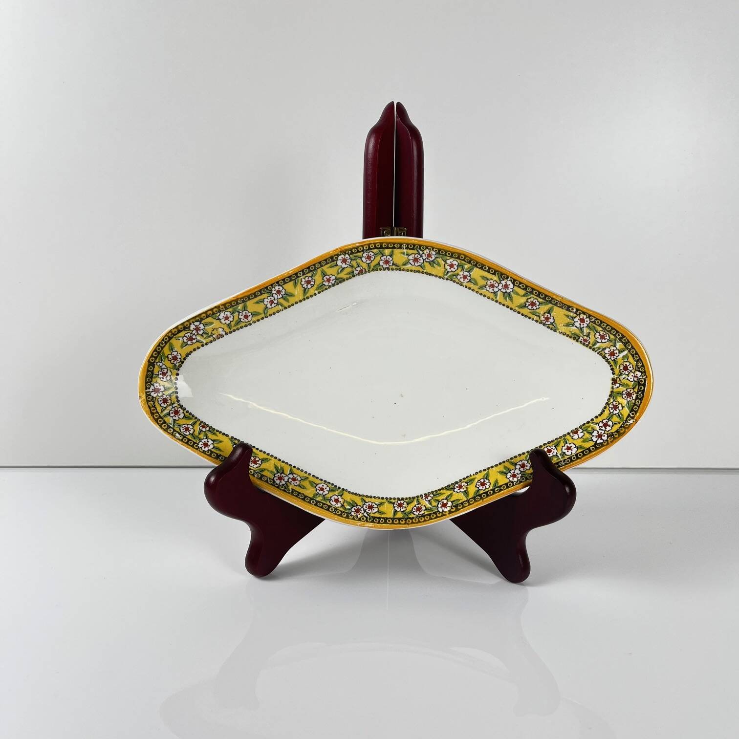 "Yvonne" ironstone dish, Orchies, early 20th century