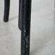 Set of 6 black vintage  bistro chairs with elegant design