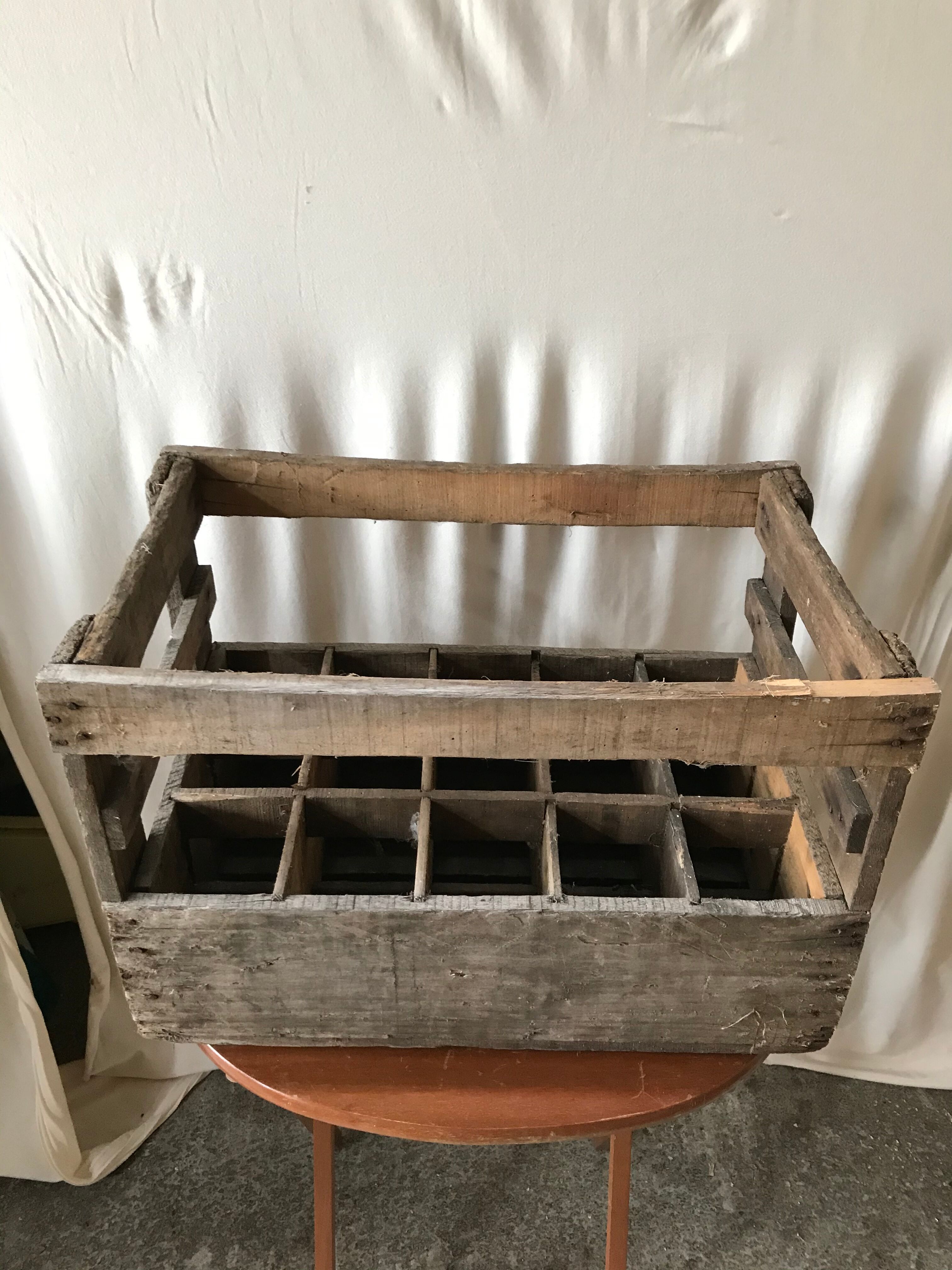 Former caisse casier box bottle holder nicolas 58 deco 15 vintage locations