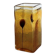 Vintage amber bubble glass vase from the 1960s, Scandinavian.