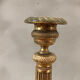 Antique bronze candle holder
