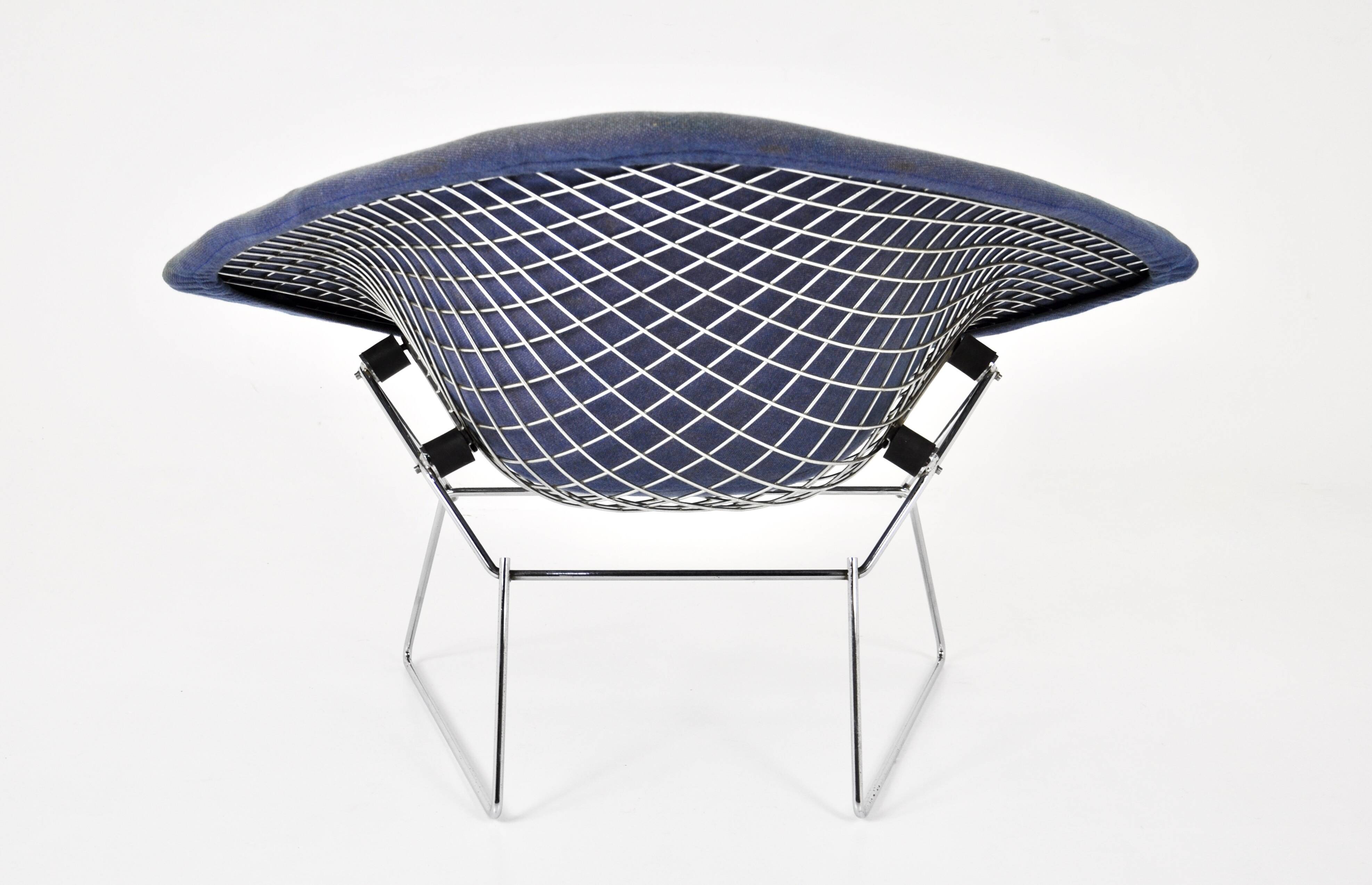 Large Diamond armchair by Harry Bertoia for Knoll, 1970s