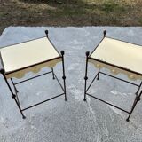 Pair of Provencal style bedside table