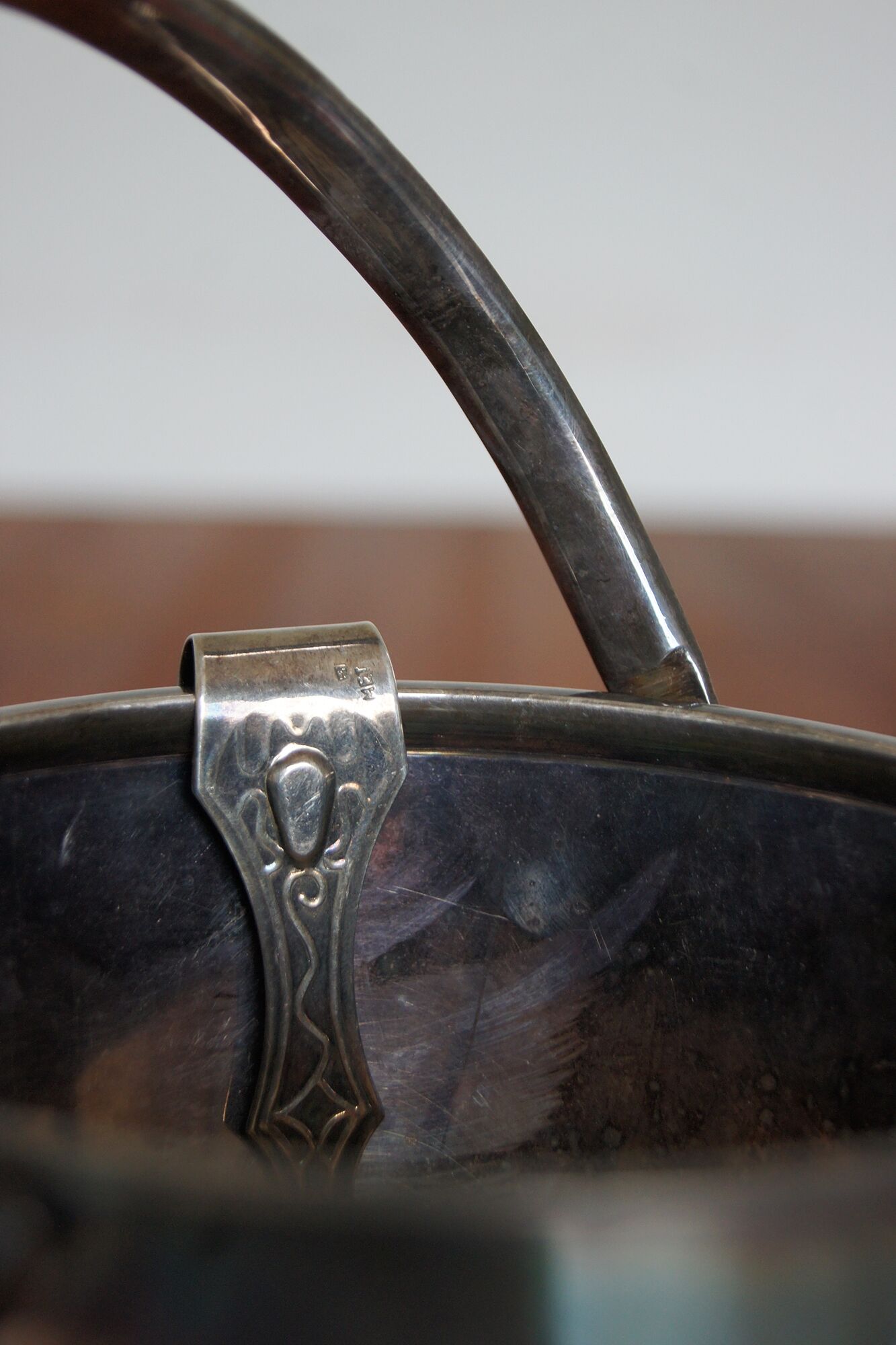 Vintage modern silver-plated ice bucket, 1930