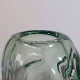 Organic glass vase by Jan Beránek Skrdlovice, mid-20th century.