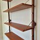Étagère murale scandinave en teck Ergo, 1960