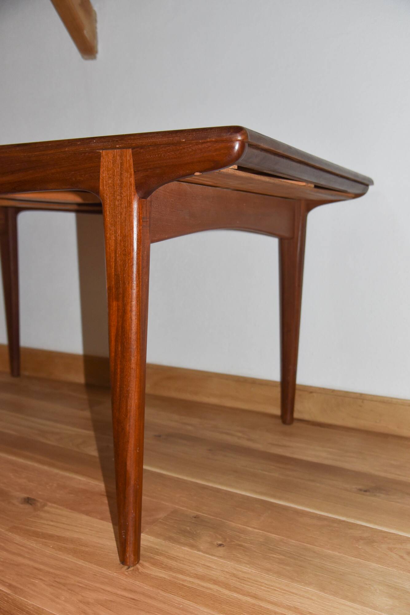 Table teck à rallonges - 60's