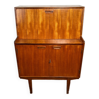 Mid century retro vintage teak bureau 1960