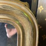 Miroir époque Louis Philippe à la feuille d’or