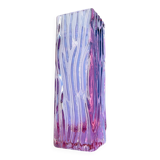 Vintage Textured Murano Glass Vase Tronchi, Italy, 1970s