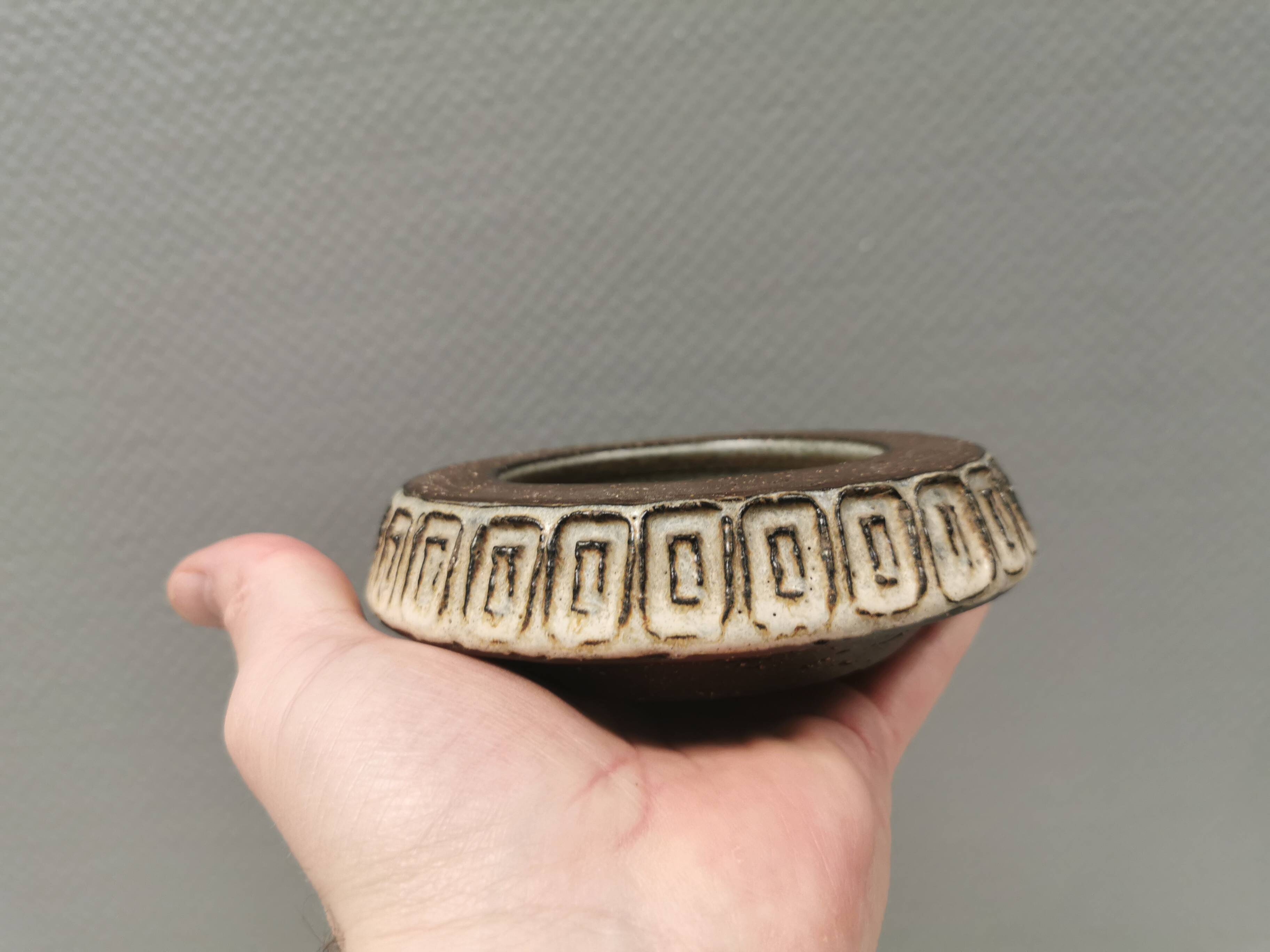 Ceramic ashtray from Danish Michael Andersen 1970-80s