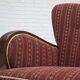 1960s, Danish 3-seater sofa, red furniture wool, beech wood.
