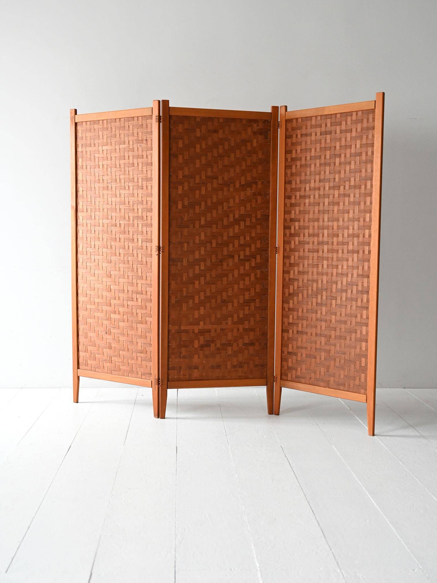 Scandinavian Spåna teak screen 1950s/60s