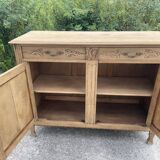 Parisian buffet in raw wood