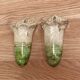 "art deco" vases pair.