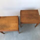Pair of wooden bedside tables, circa 1950