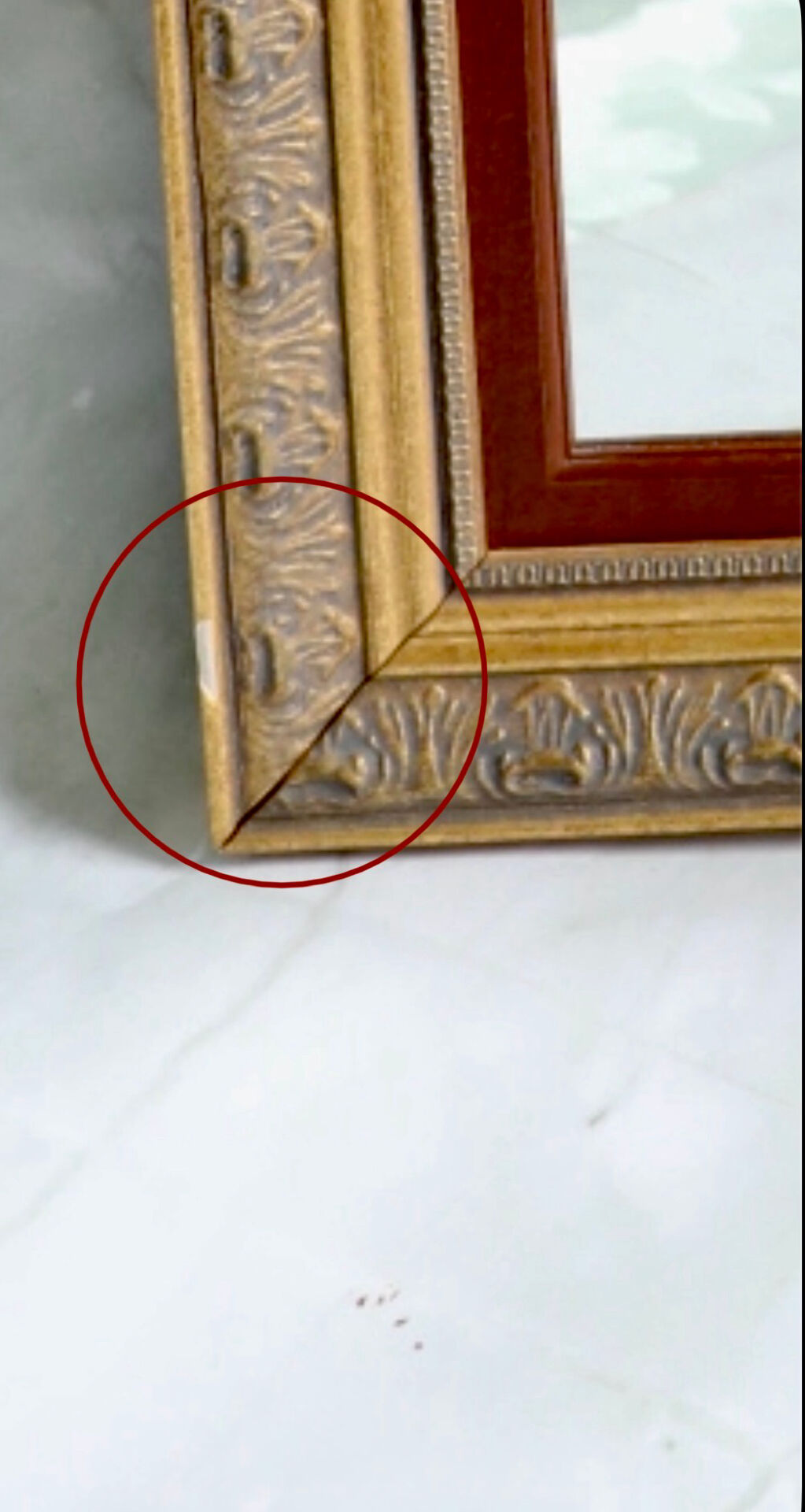 Miroir vintage Marc Waymel “Royal Hunt Tapestry Mirror”