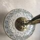 50's stamp glass chandelier