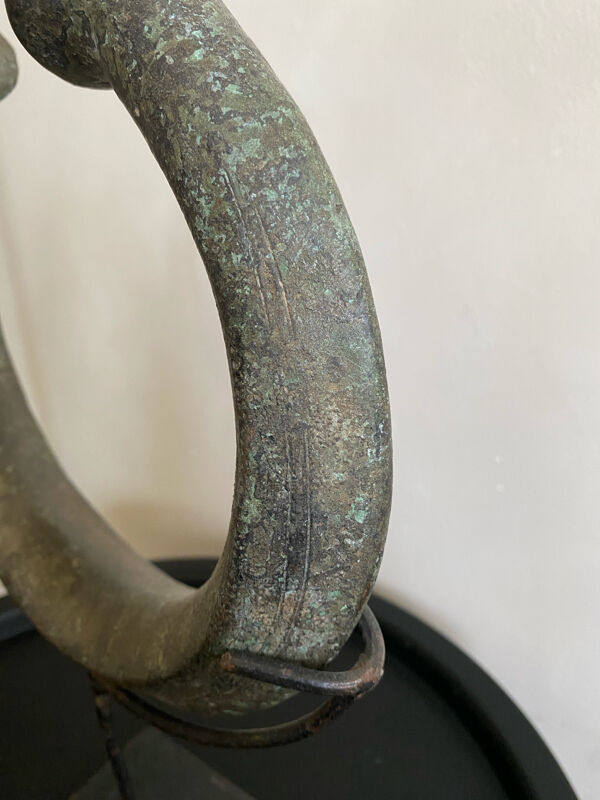 Grande monnaie de prestige africaine – Bronze massif – Afrique de l’Ou