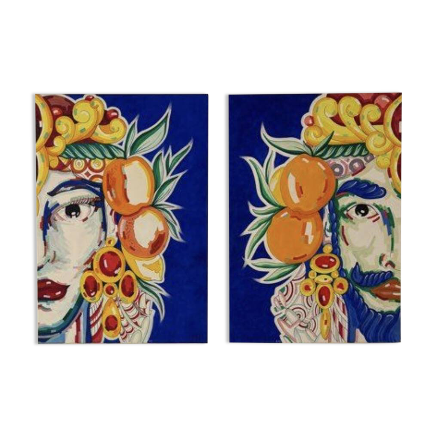 2 contemporary paintings