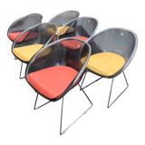 Set of 6 Italian chairs