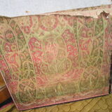 Old screen with 2 sheets in fabric
