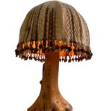 Vintage wooden table lamp/lighting