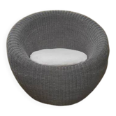 Rattan armchair