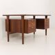 Bureau exécutif en palissandre Kai Kristiansen modèle 59 pour Feldballes Möbelfabrik